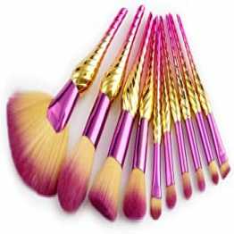 10Pcs Unicorn Makeup Brush set