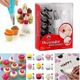 12 Pieces Cake Nozzles Set