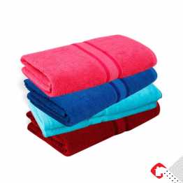 4 PCS COLOR BATH TOWEL