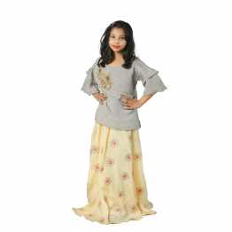 Girls Skirt Cream Skirt Ash Tops