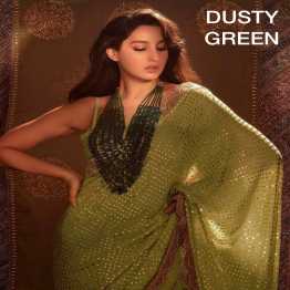 Indian  original  premium Georgette   Saree