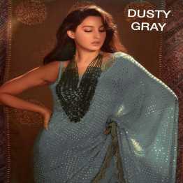 Indian  orignal mukaish work .Saree