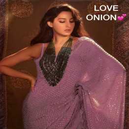 Indian  orignal mukaish work saree