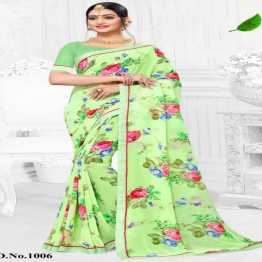 Indian soft georgette  saree