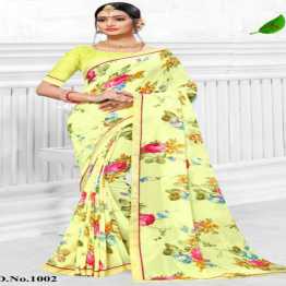 Indian soft georgette  saree