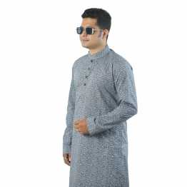 Men's Printed Regular Fit Panjabi