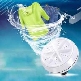 Mini Portable 4-Gear Ultrasonic Turbine Washing Machine