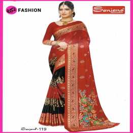 Sanjana brand soft silk saree  | Sanjana soft silk saree brand Best Price in Bangladesh