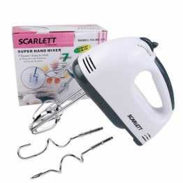 Scarlett - Electric Egg Beater and Mixer for Cake Cream White