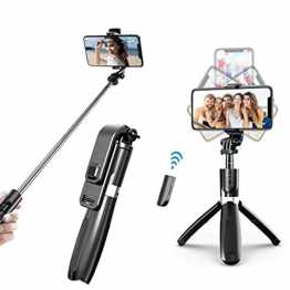 Selfie Stick Tripod Stand Bluetooth Remote Control For Phone Camera Q07