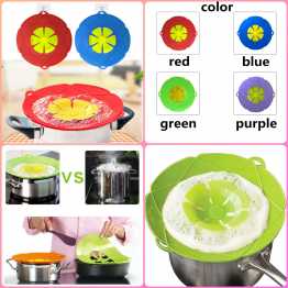 Silicone lid Spill Stopper