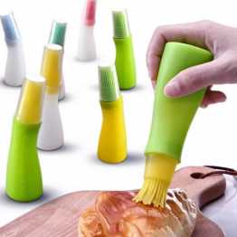 Silicone Oil Bottle With Brush