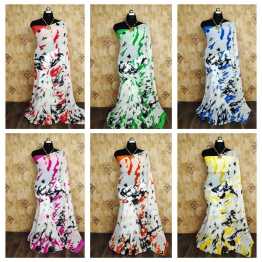 Soft jorget batik saree with blouse pcs, Boishaki Collection