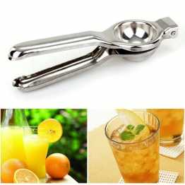 Steel lemon juicer