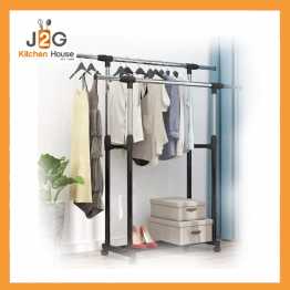 ৩ লেয়ার আধুনিক জামা কাপড় রাখা র‍্যাক হাই কোয়ালিটি ইস্টিল বডি